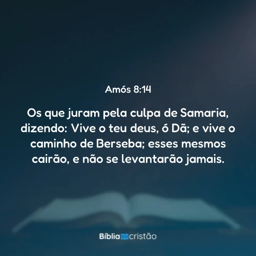 Amós 8:14