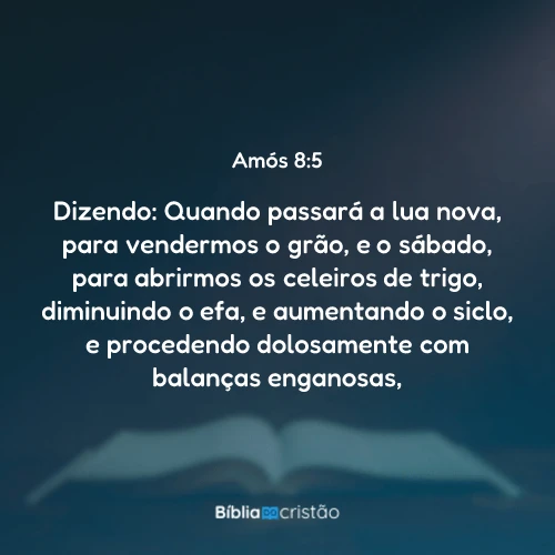Amós 8:5