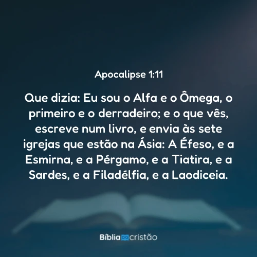 Apocalipse 1:11