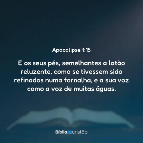 Apocalipse 1:15