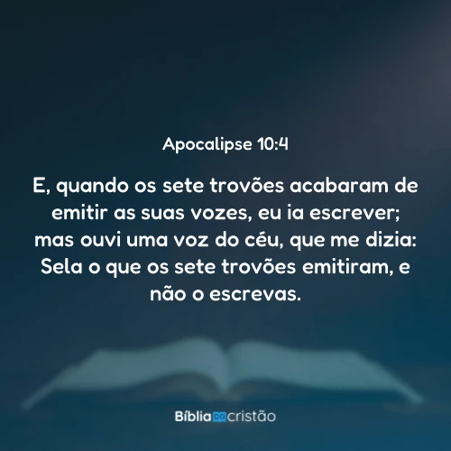 Apocalipse 10:4