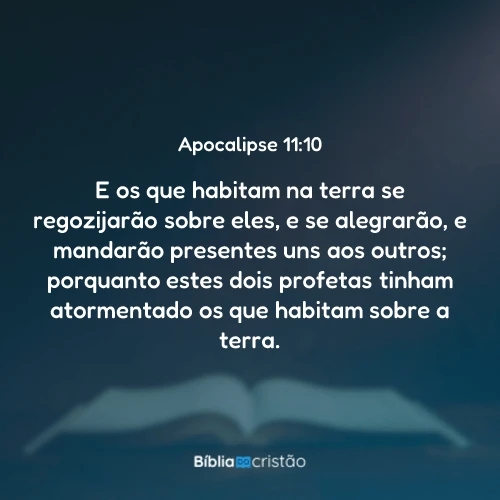 Apocalipse 11:10