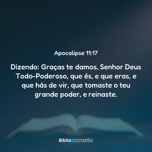 Apocalipse 11:17