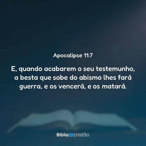 Apocalipse 11:7