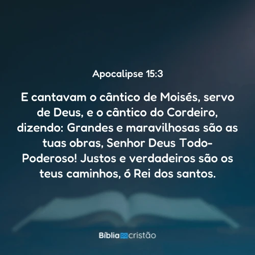 Apocalipse 15:3