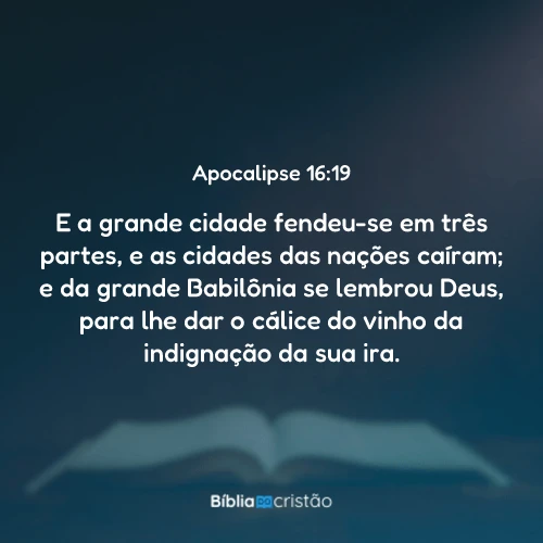 Apocalipse 16:19
