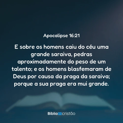 Apocalipse 16:21