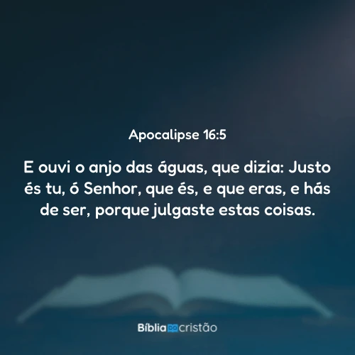 Apocalipse 16:5