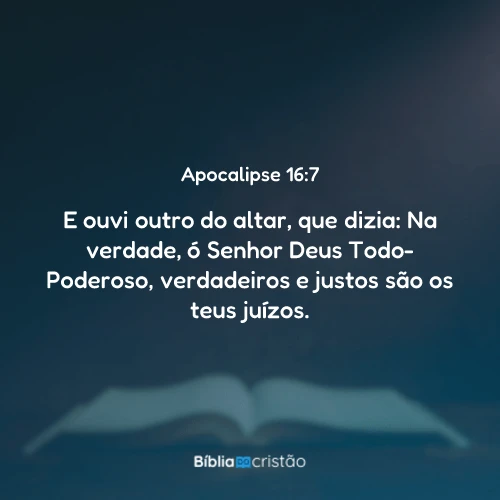 Apocalipse 16:7