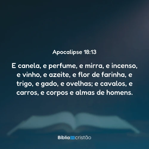 Apocalipse 18:13