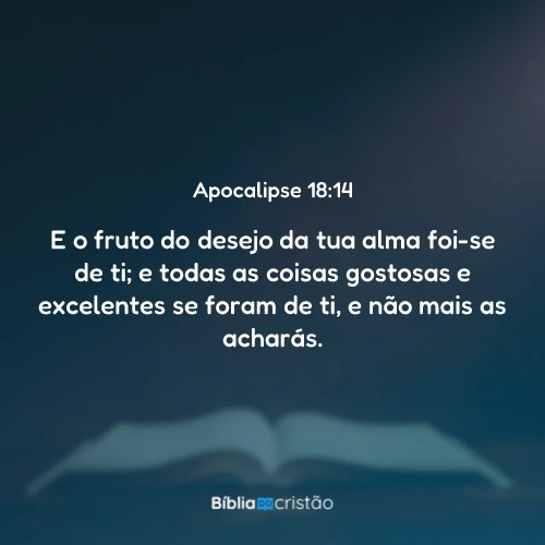 Apocalipse 18:14
