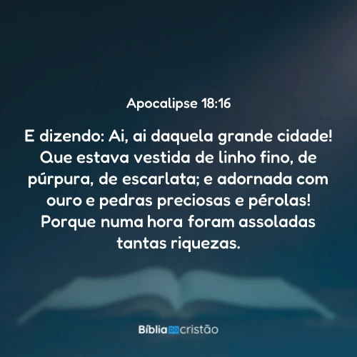 Apocalipse 18:16