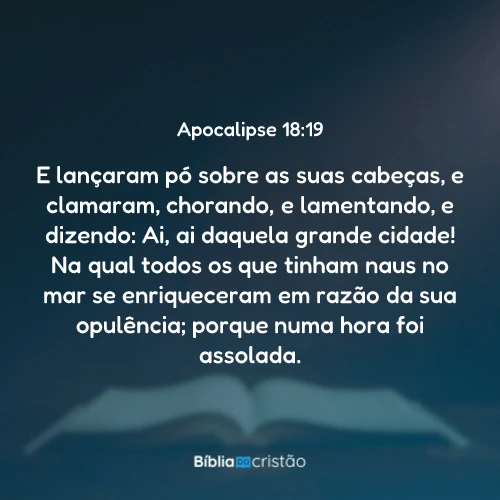 Apocalipse 18:19