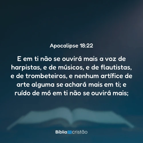 Apocalipse 18:22