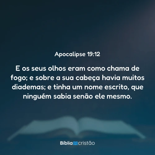 Apocalipse 19:12