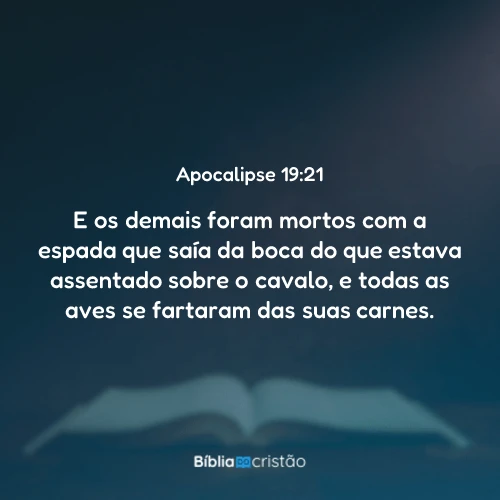 Apocalipse 19:21
