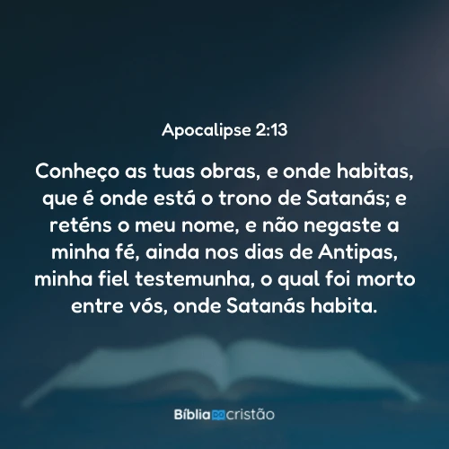 Apocalipse 2:13