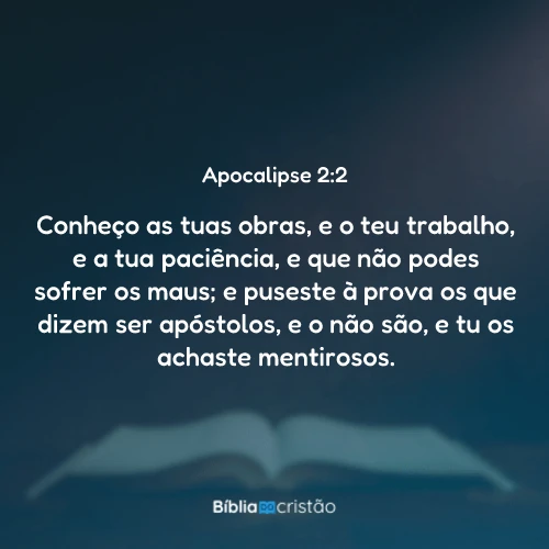 Apocalipse 2:2