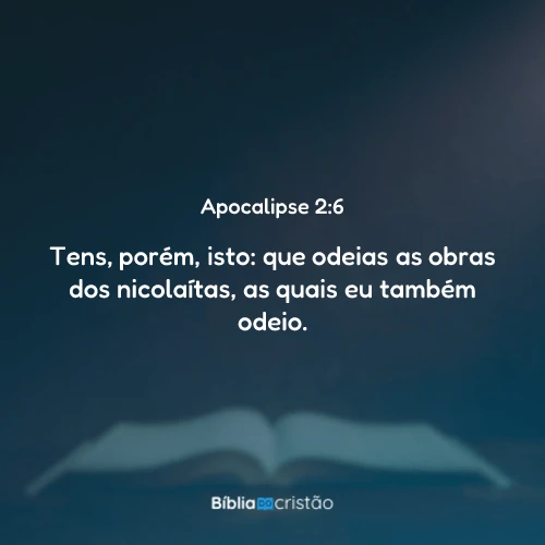 Apocalipse 2:6