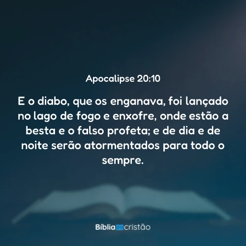 Apocalipse 20:10