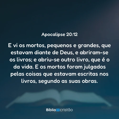 Apocalipse 20:12