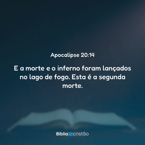 Apocalipse 20:14
