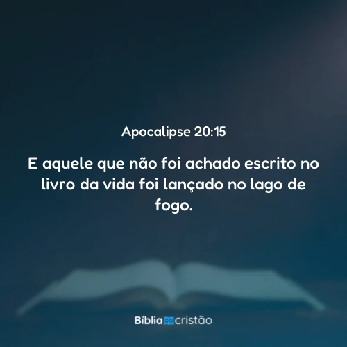Apocalipse 20:15