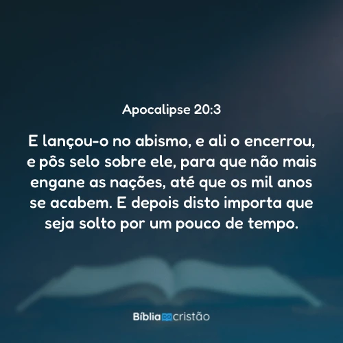 Apocalipse 20:3