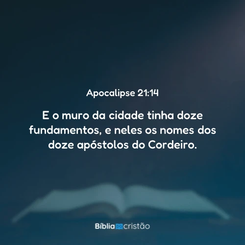 Apocalipse 21:14