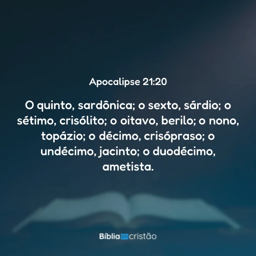 Apocalipse 21:20
