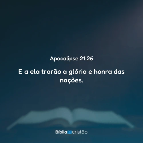 Apocalipse 21:26
