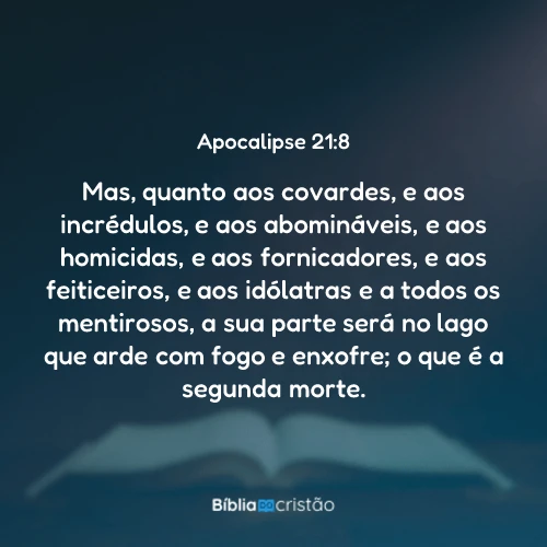 Apocalipse 21:8