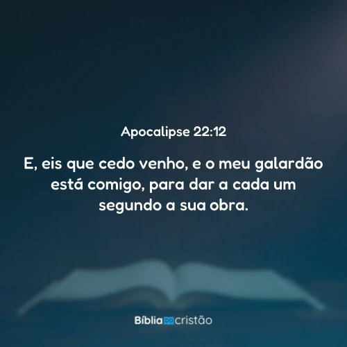 Apocalipse 22:12