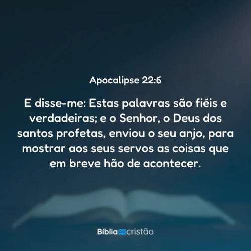 Apocalipse 22:6