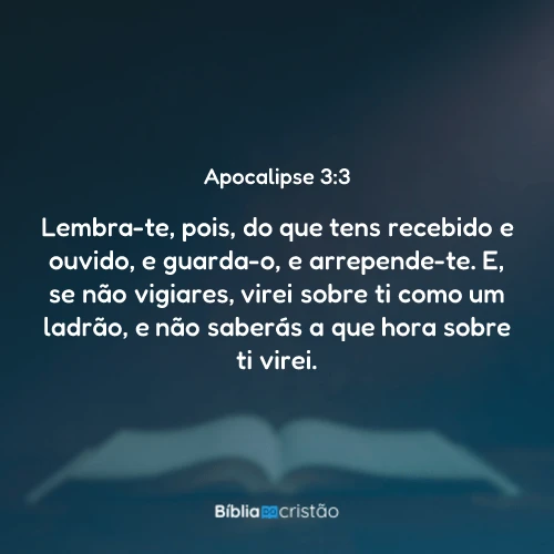 Apocalipse 3:3