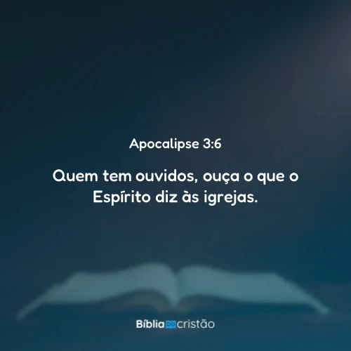 Apocalipse 3:6