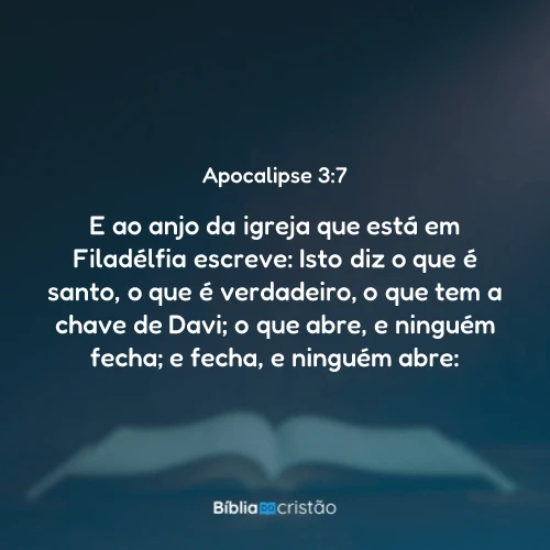 Apocalipse 3:7