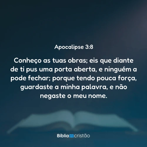 Apocalipse 3:8