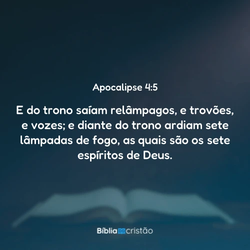 Apocalipse 4:5