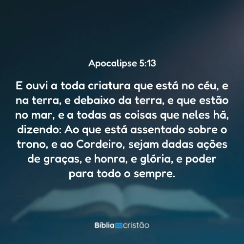 Apocalipse 5:13