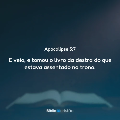 Apocalipse 5:7