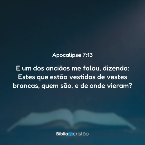 Apocalipse 7:13
