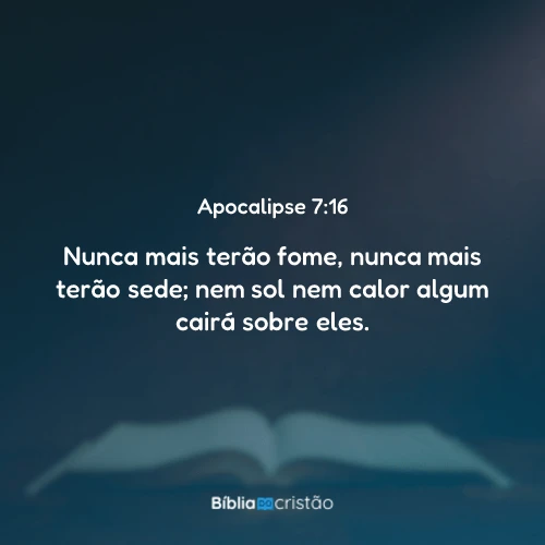 Apocalipse 7:16
