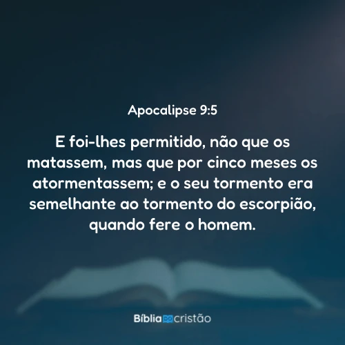 Apocalipse 9:5