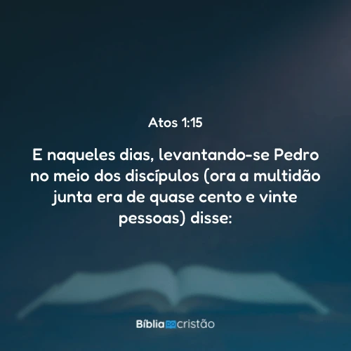 Atos 1:15