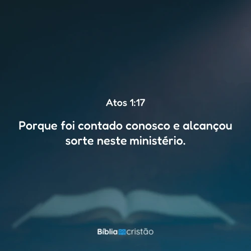 Atos 1:17
