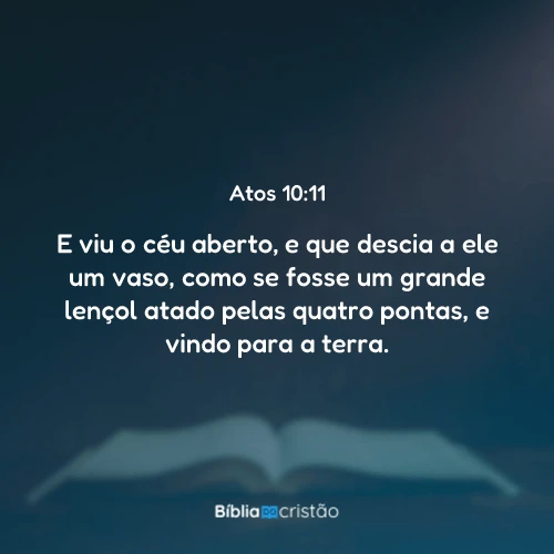 Atos 10:11