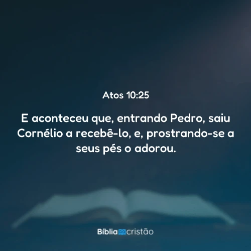 Atos 10:25