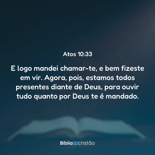 Atos 10:33