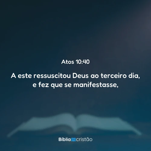 Atos 10:40